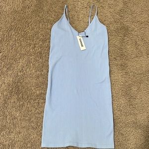 Light Blue Garage Bodycon Dress